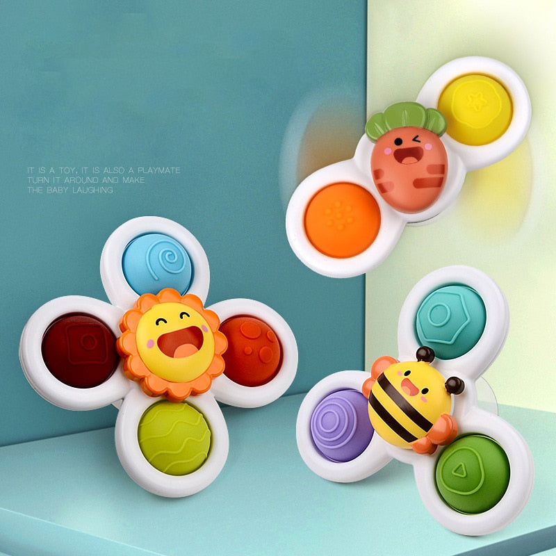 Baby Spinner Suction Cup Bath Toys